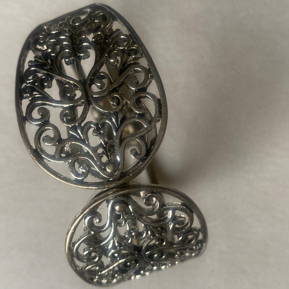 Vintage Silver filigree bracelet - Picture 1 of 4